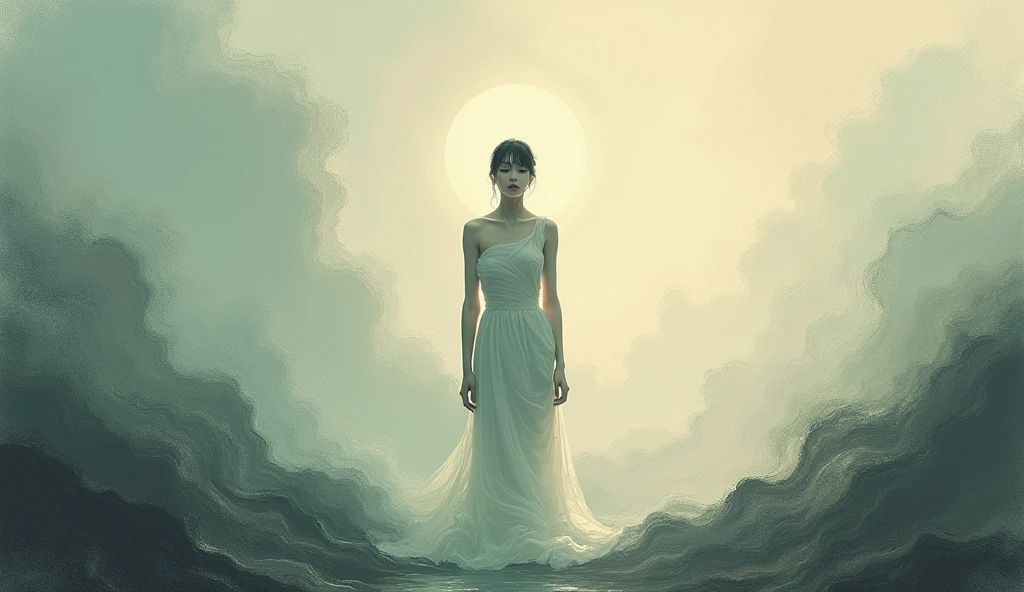 an abstract realistic photography style illustration about the sovereignty of love