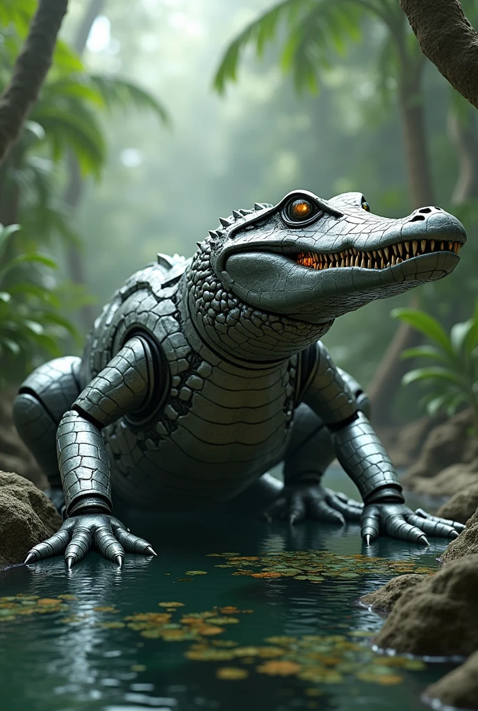 A crocodai like robot