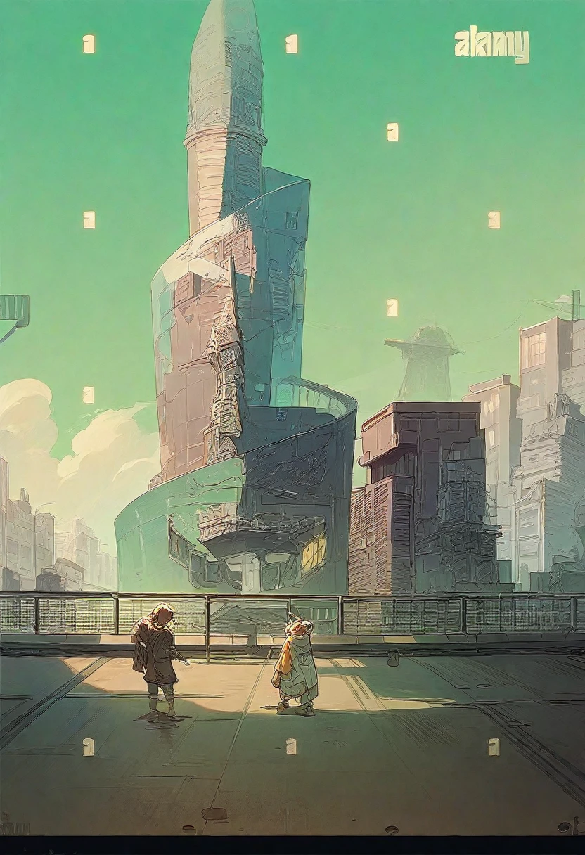 Scene Description: A person stands in front of a massive city gate with a sign made of tiles above it that reads, "No Return Apartments." The city gate towers into the sky, giving a sense of solemnity and oppression. On the gate, there is a huge mural depicting a complex and intricate maze, invoking feelings of confusion and fear. A vigilant security guard watches over the entrance, scrutinizing anyone who enters with seriousness. At the same time, there is a large billboard at the gate with bold letters stating, "Entering this apartment is equivalent to embarking on a one-way road." This scene portrays a solemn and confining atmosphere, implying that once someone steps into this apartment, they are destined to never turn back, entering a state from which they cannot escape.