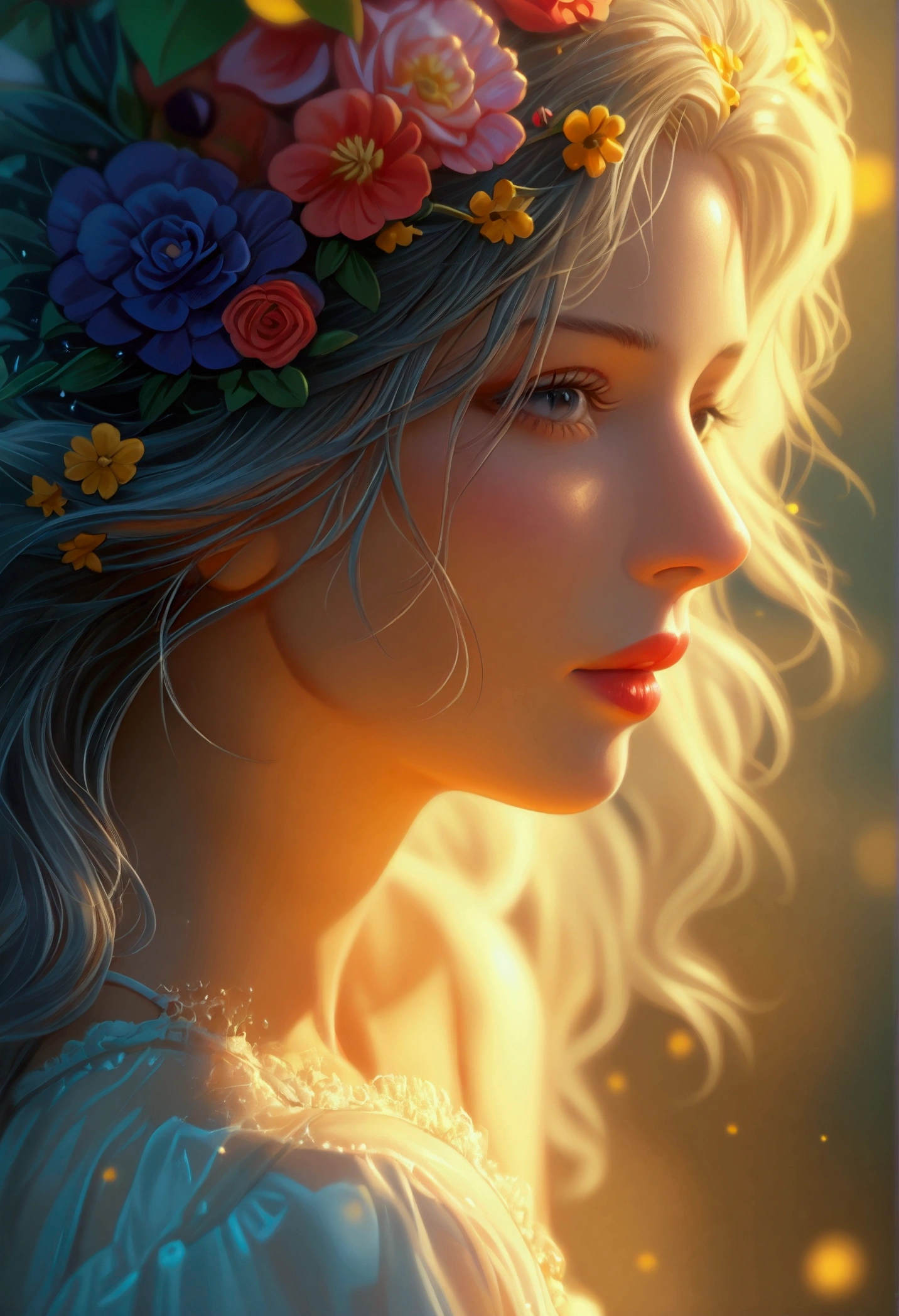 score_9, score_8_superior, score_7_superior, High-resolution CG illustration,A masterpiece in 32K resolution,Highest quality,it is really amazing,Very detailed,Ultra-high resolution,Ultra-realistic,Realistic,Increased depth of field,Cinematic lighting,
Elegant mature Japanese woman,
Shiny silver hair,Wavy long hair,Showing his forehead,god々Beautiful,Ultra-detailed and beautiful face,Sensual look,Beautiful dark brown, moist eyes,Pitch black eyes,Glowing, moisturized skin,Translucent white skin,born々New skin texture,Great proportions,
Elegant wine-red slit dress,spaghetti straps,Deep slit,Detailed and beautiful lace decorations,born地の柔らかな質感,
Black panties,
Black Stockings,
A dark and blurry night background,Dark overcast sky on a dull night,Dark clouds filling the sky,Thundercloud,Coastline at night,Golden reflections on the sea surface,delay々A desolate sandy beach that continues,
Dramatic Angle,