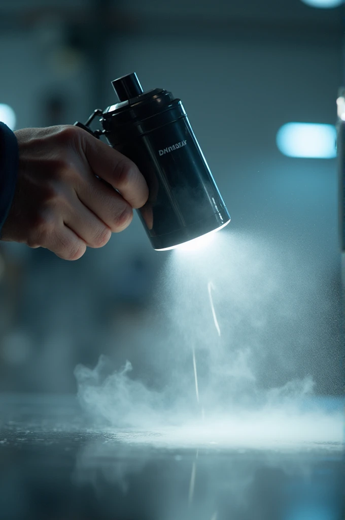 Make a video of e Spray being sprayed
