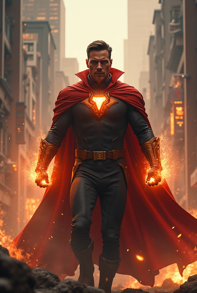 Hero with pay with powers 