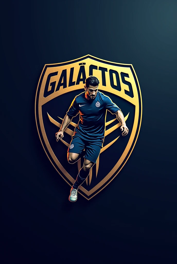 Football team logo that says Galácticos FC 