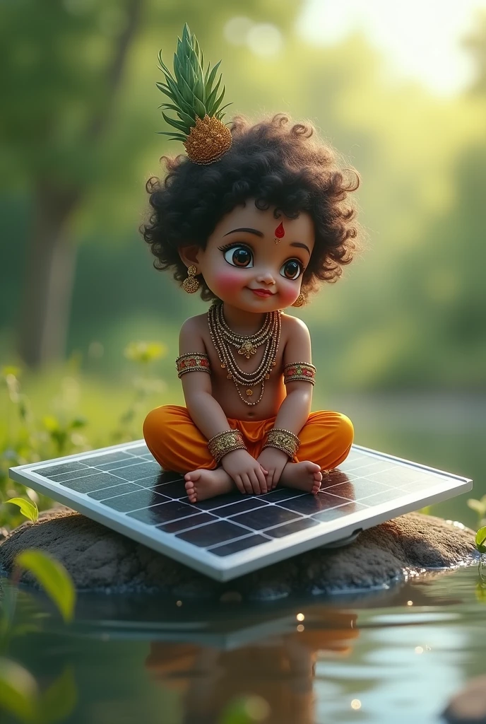 little krishna n solar panel