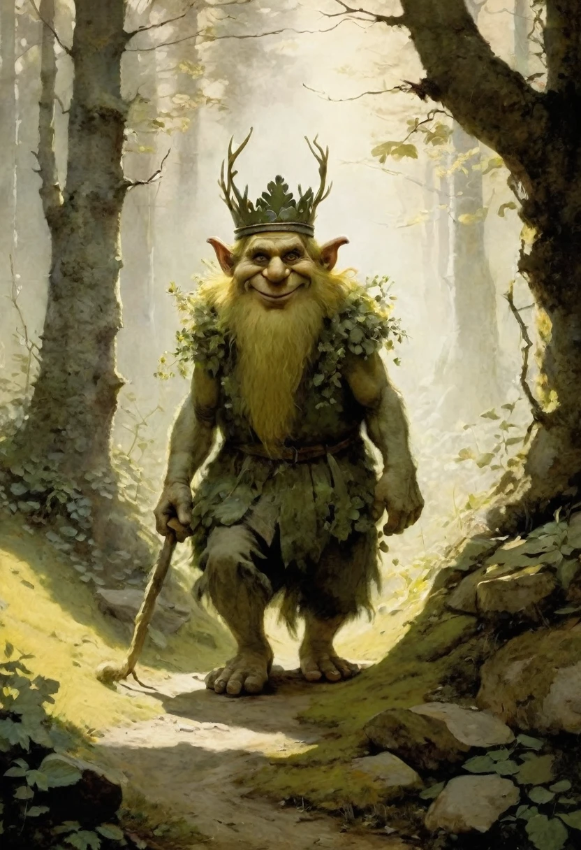 cartoon "Great Underground Ball":
About how the forest king called the traditional heroes of Scandinavian folklore - fairies and trolls - to a big ball in his underground palace. Against the backdrop of a general holiday, a lyrical love story develops between a young forest fairy, the youngest daughter of the forest king, and a troll. Art by Andrew Wyeth - with a muted floral palette and dry brush technique, creating a feeling of calm animation. mystical light and shadows.