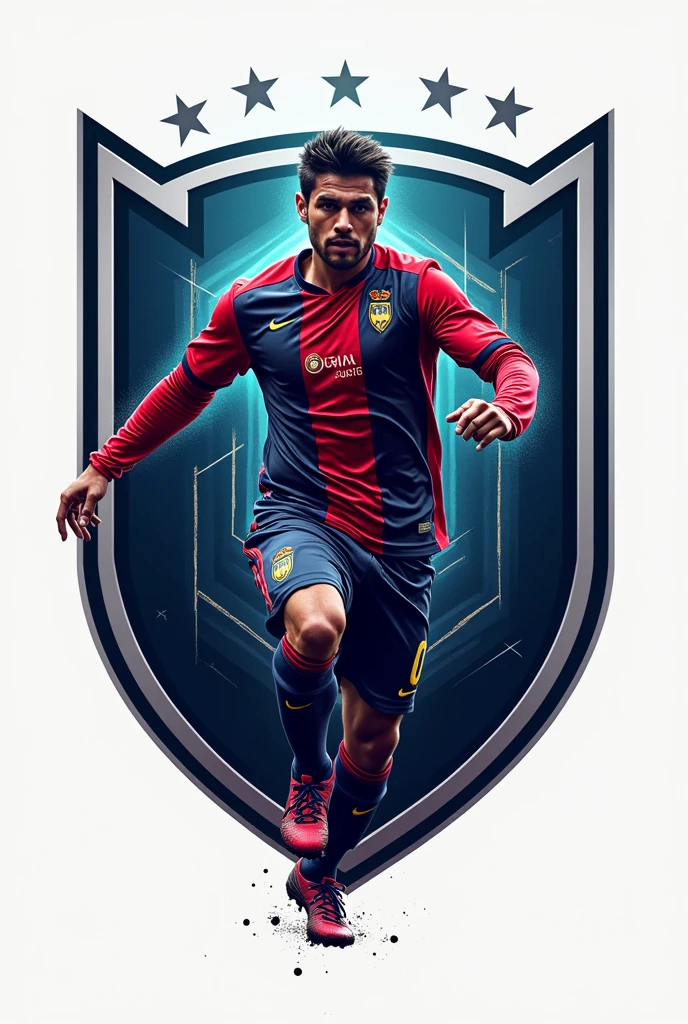 Football team logo that says Galácticos FC