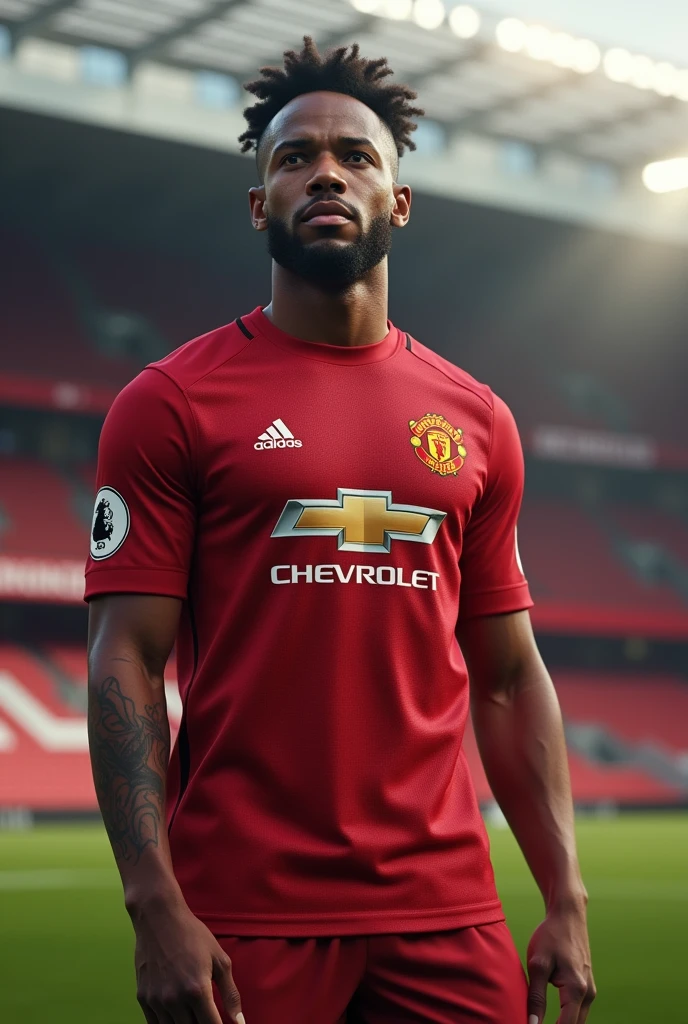 Raheem Sterling in Manchester United Jersey