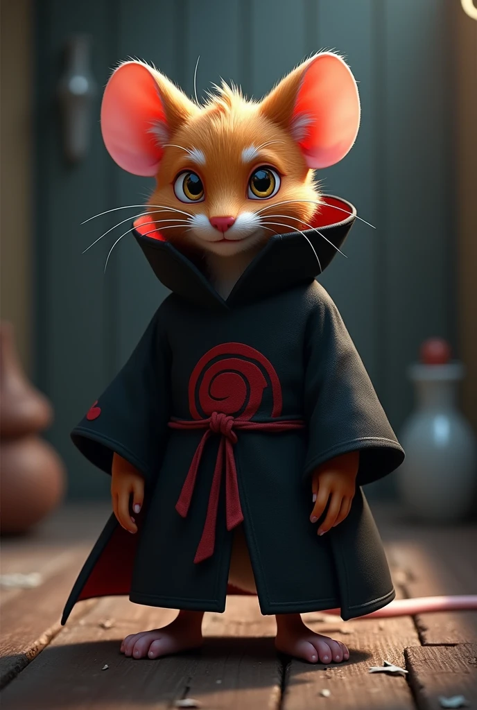 The character in tom and jerry Cartoon jerry
in the akatsuki dress and jerry should be similar to itachi uchiha and brown