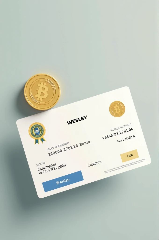 Proof of payment of 2000 reais to Wesley