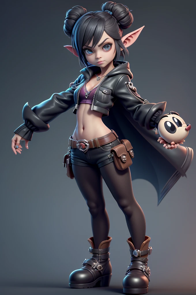 monstros estilos kingdom hearts, baseados em animais,3d style, shadown monster, demons, darkness monster, rayman legends, mickey mouse character style, girl and body, kingdom hearts, malhas leves e quentinhas, cores frias e alegres, (jaqueta com zipper aberto no meio até o umbigo),(super sensual)