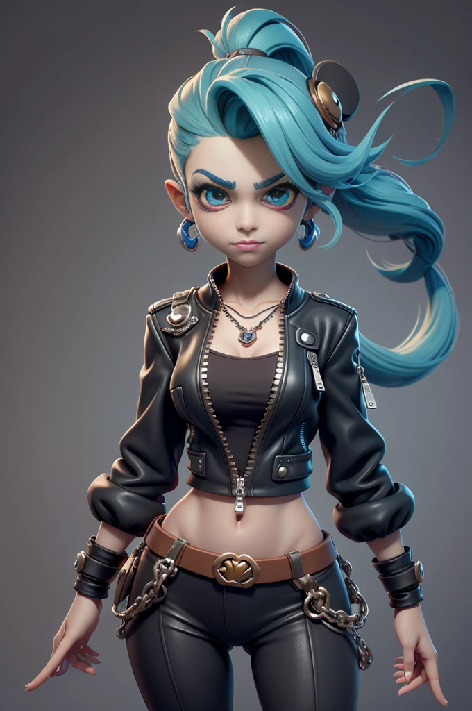 monstros estilos kingdom hearts, baseados em animais,3d style, shadown monster, demons, darkness monster, rayman legends, mickey mouse character style, girl and body, kingdom hearts, malhas leves e quentinhas, cores frias e alegres, (jaqueta com zipper aberto no meio até o umbigo),(super sensual)