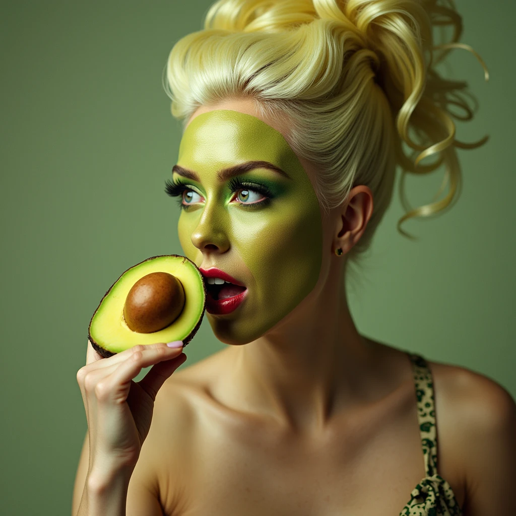 Combine Lady Gaga with an avocado