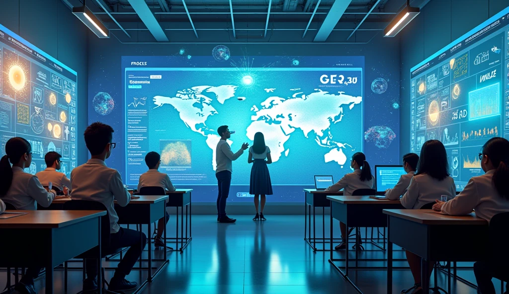 Exploring the use of artificial intelligence and virtual reality in the classroom for dynamic and engaging educational practices.