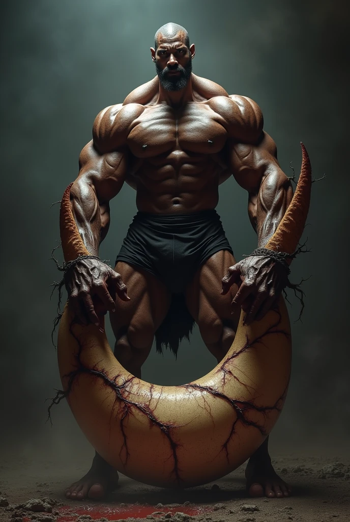 Black guy with big monster penis