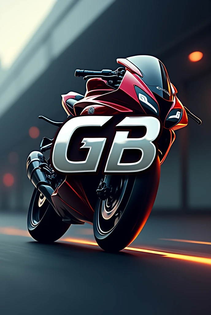 Create a logo for my company with the acronym GB that is related to motorcycles