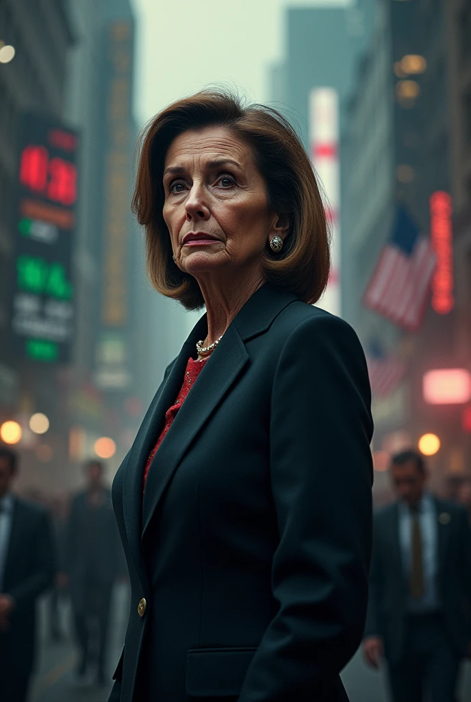 Generate picture Nancy pelosi with 2018 crises financial crise