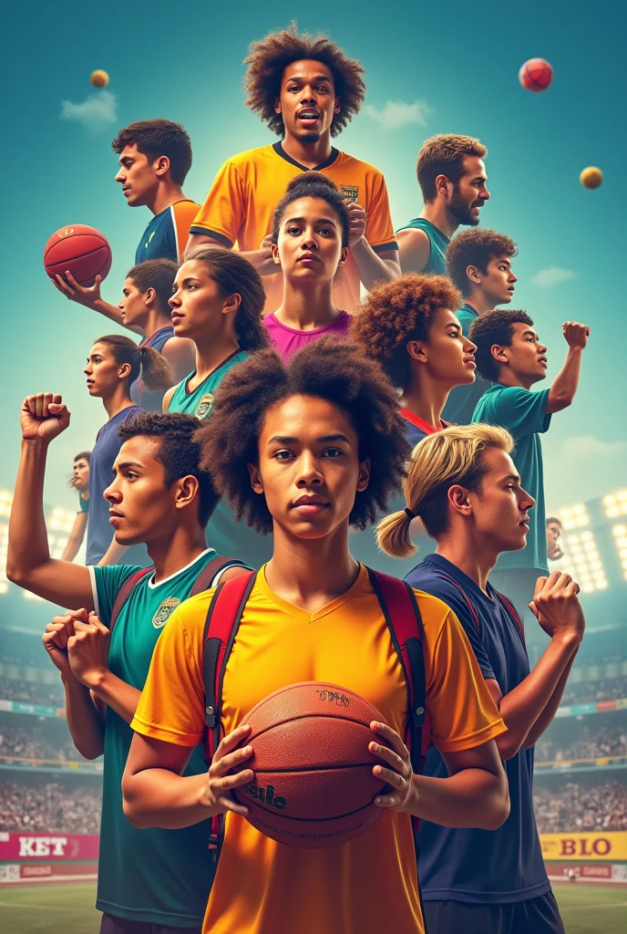 Sports are the anvil of character building including terms like 1. Teamwork and cooperation
2. 2.  Confidence and self esteem
3. 3.Discipline and time management
4. 4. Leadership qualities
5. 5 .self control
6. 6 .fitness and health