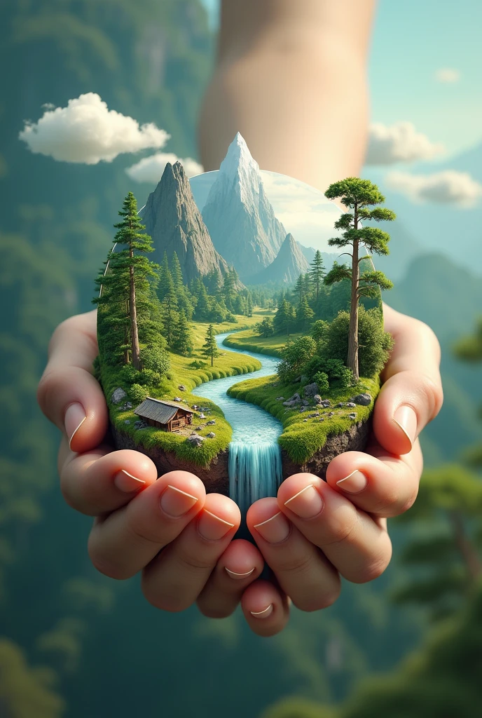 make the world in the palm of your hand 