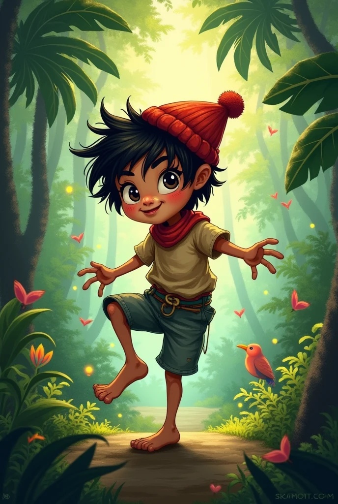 Brazilian folklore is full of fascinating characters and legends. Here are some examples: 1. **Saci Perere**: One-legged, who wears a red cap and is known for his mischief and ability to disappear and reappear in other places. 2.