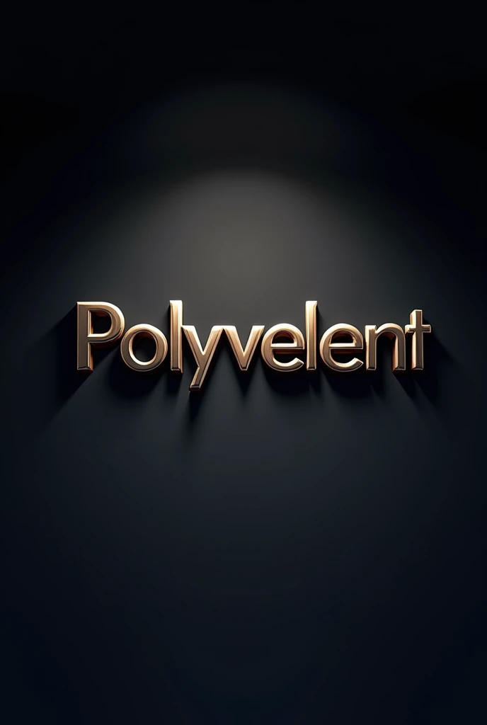 fifty-year logo of a school called polyvalent in three-dimensional prestige