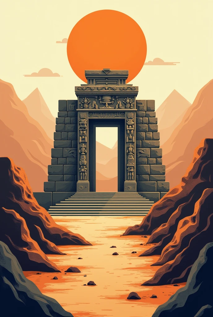 COULD YOU MAKE AN IDEOGRAM ABOUT TIWANAKU?