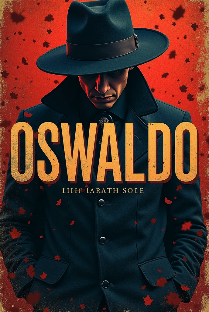 Make a book cover with Oswaldo'the name as title