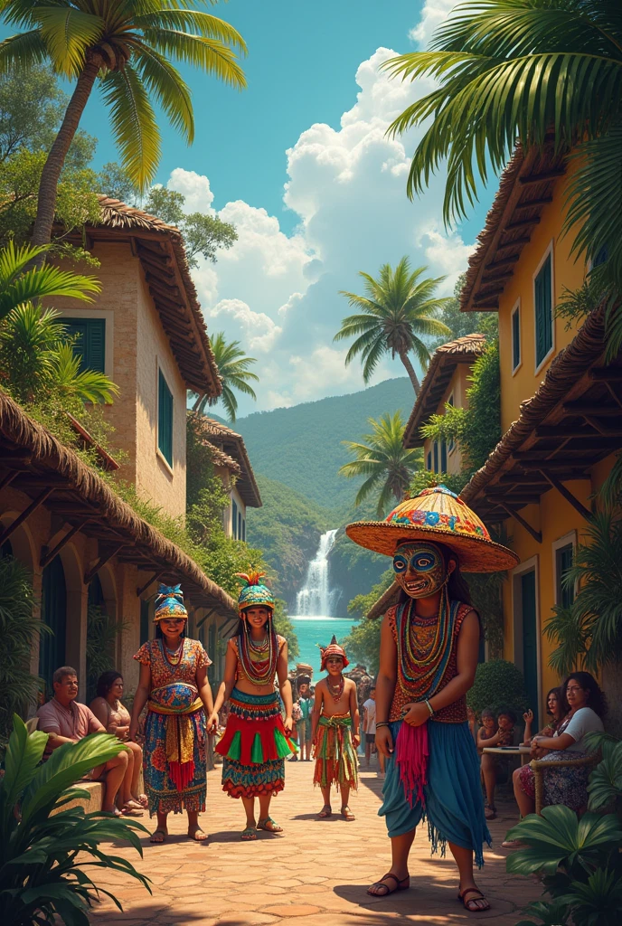 Image that highlights Panamanian folklore and its diversity