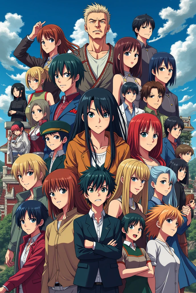 All anime poster together