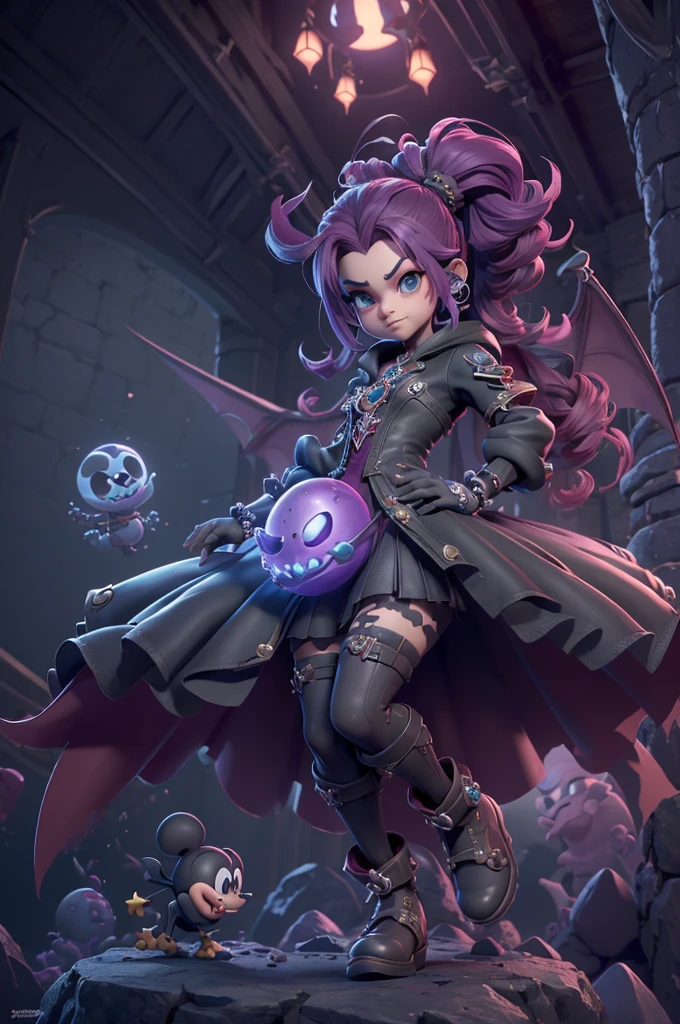 monstros estilos kingdom hearts, baseados em animais,3d style, shadown monster, demons, darkness monster, rayman legends, mickey mouse character style, girl and boy, beautiful girl,kingdom hearts, malhas leves e quentinhas, cores frias e alegres,malhas delicadas,((malha do tipo seda e lã)),(((salto alto))),((com salto alto)), castlevania clothes