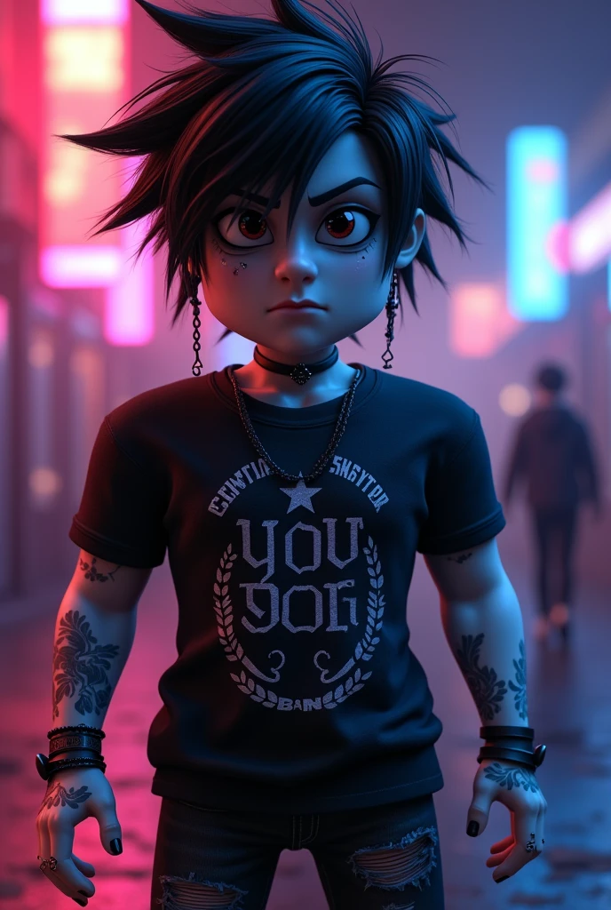 A picture of an emo roblox player