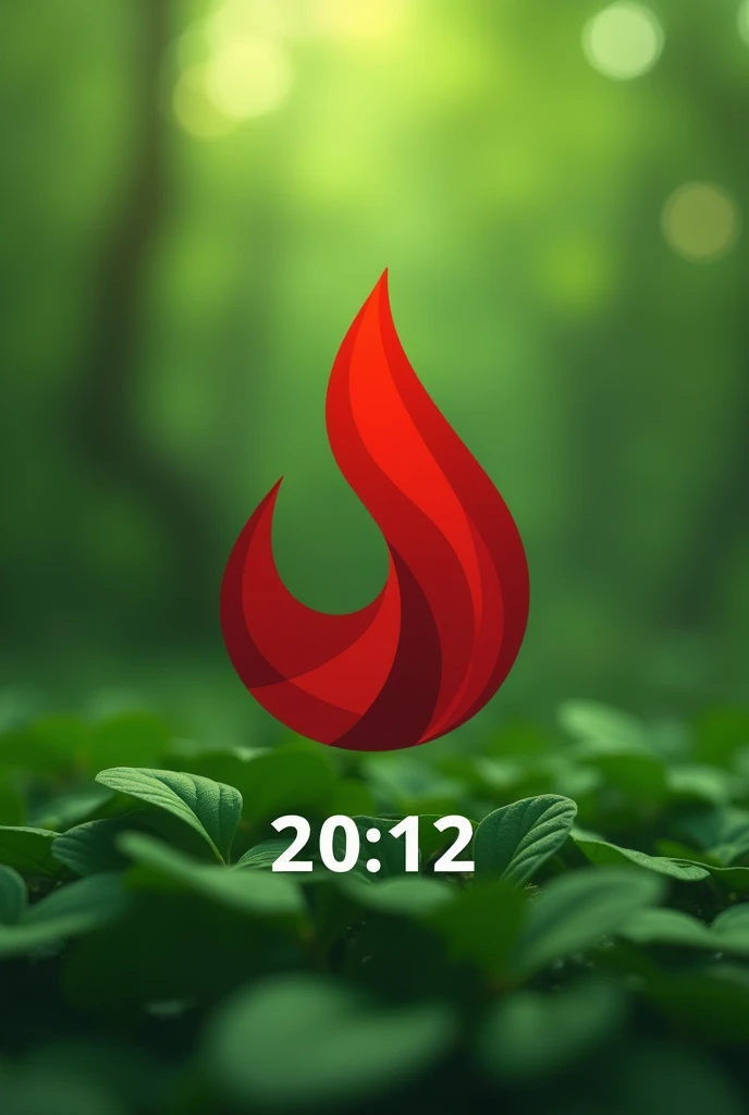 Logo, blood donation group, 20:12, landscape, background green colour, 4k