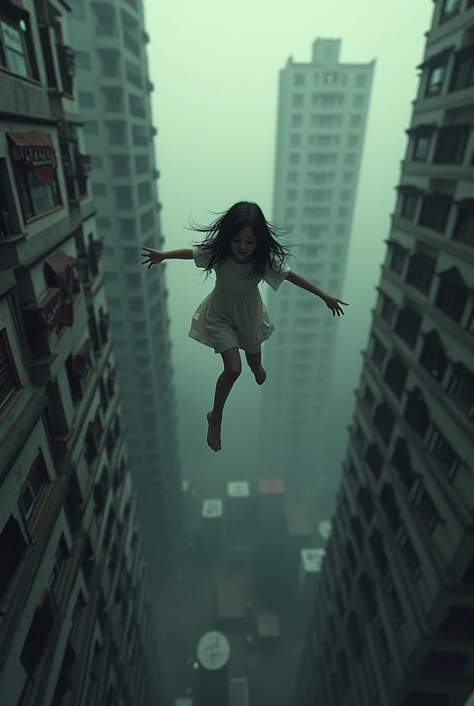 Girl falls from 5-story apartment and dies 