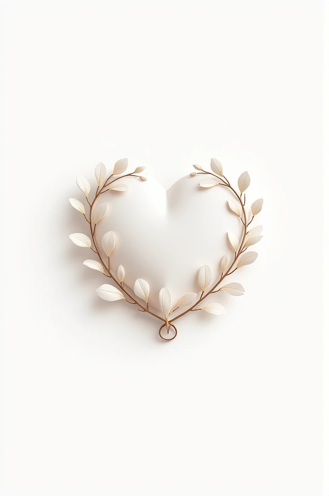 Create a logo for a woman'Aura is a jewelry boutique with a white heart background、petal