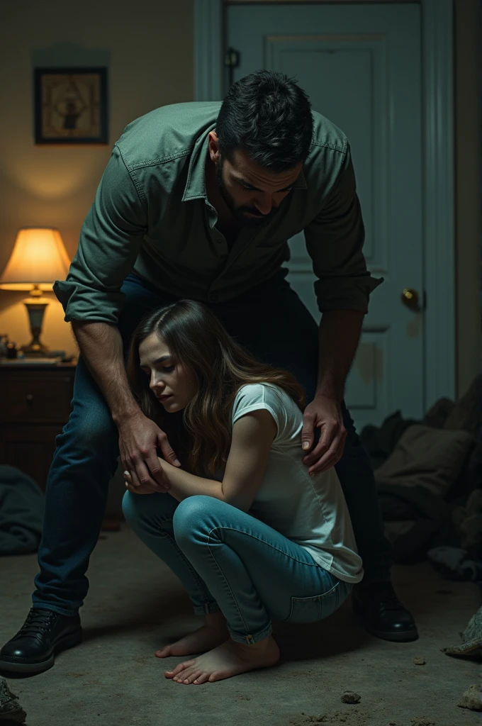 Woman being abused
