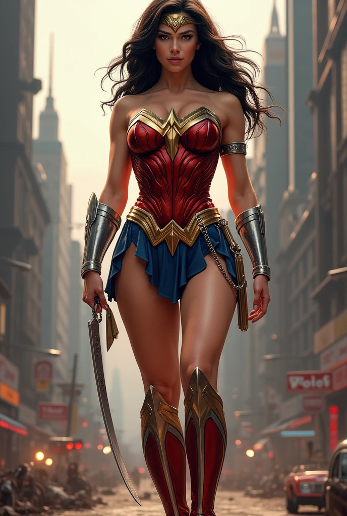 wonder women,8k, ultra realistic,big boobs, seductive