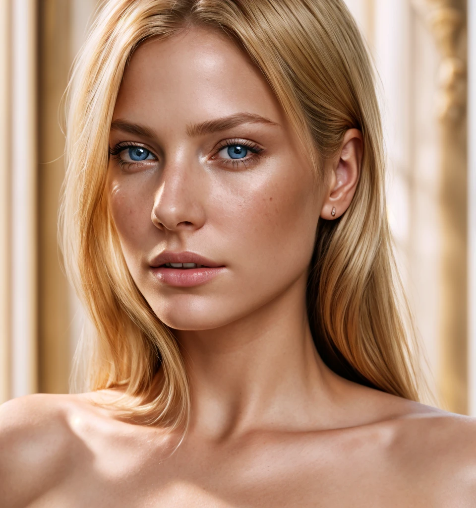 angel, armor gold (masterpiece, best quality, high resolution:1.4), 1girl, angel, skin pores texture, Hair blonde, HD , Photography, movie, cinematic, full Body, Realistic, (8k, RAW photo, best quality, masterpiece:1.2), (realistic, photo-realistic:1.33), best quality, detailed eyes blue, cute,natural lighting, depth of field, film grain, wrinkled skin, sharp, detailed and realistic portrait of a woman ,(freckles:0.5)