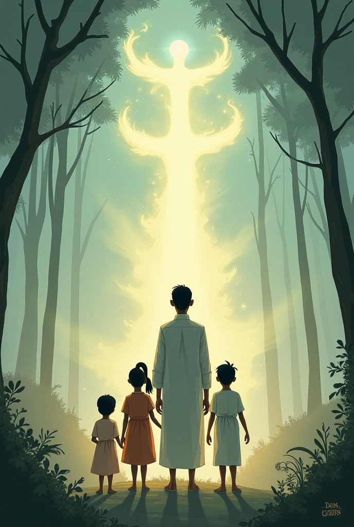 Some souls are lost...and may need Divine intervention to find their way! Ranjan and his family inadvertently get trapped by one such soul and don't even know about it!
Will Ramit be able to help them?
Book cover for kids and adults and using soft colours