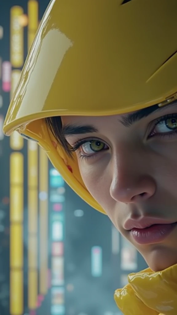 Change background cyberpunk handsome boy, realistic face, 8k, ultra realistic