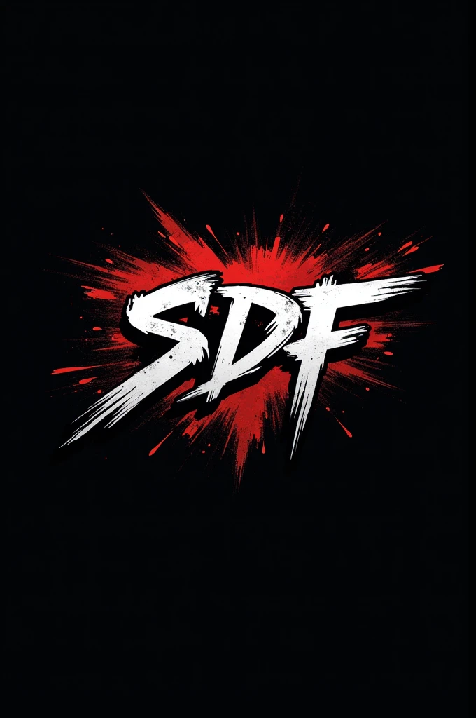 Generate a logo for rap competitions with the acronym "sdf" No subtopics