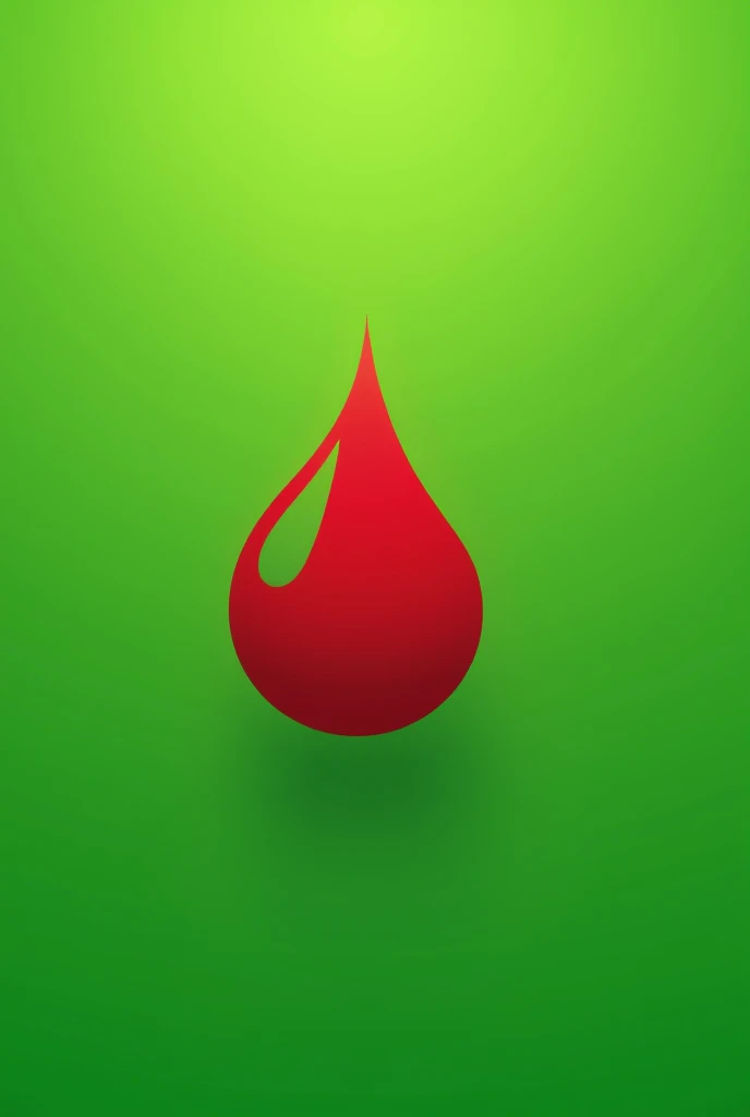 Logo, blood donation group, 16;9, landscape view, background green colour, 4k, no portrait