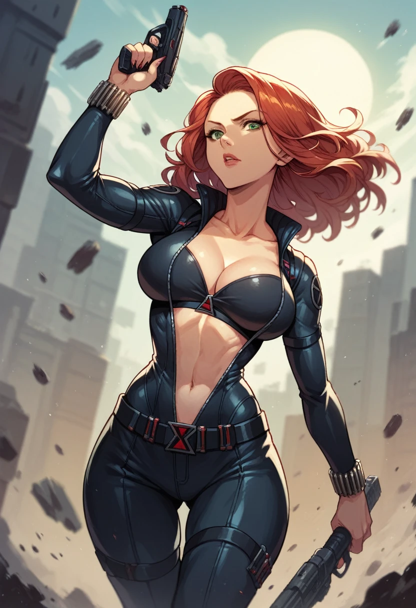 Superhero black widow