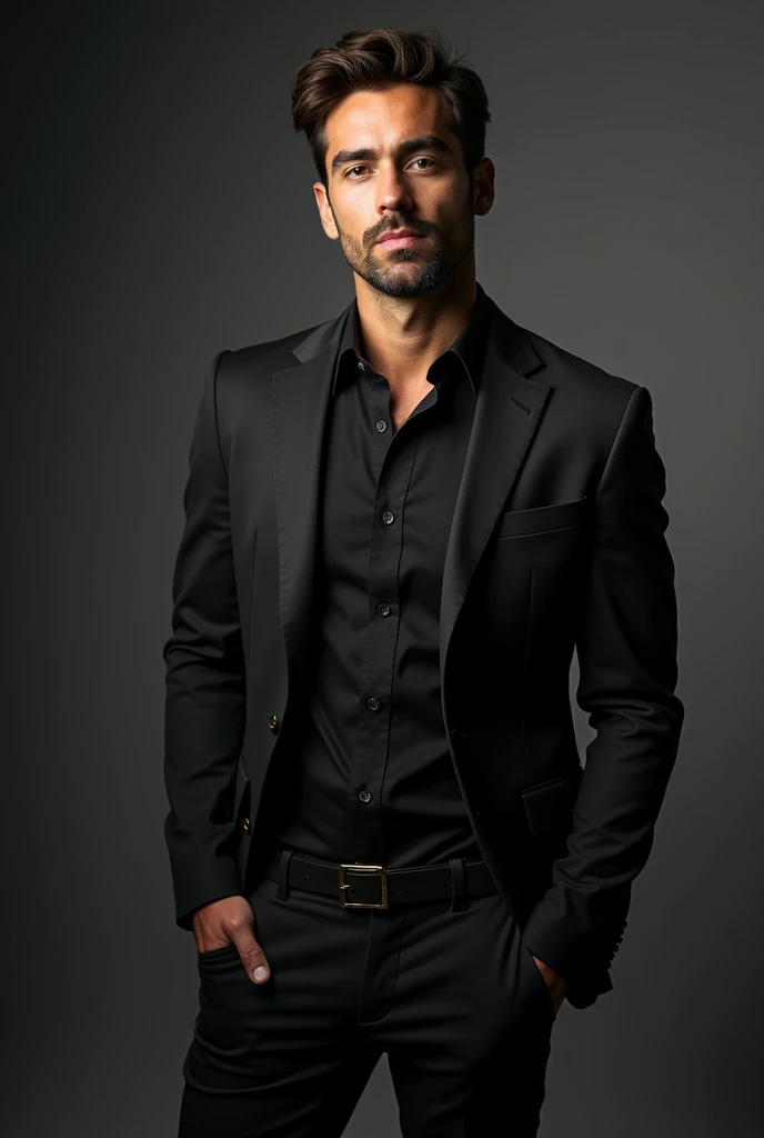 a guy posing for a photo