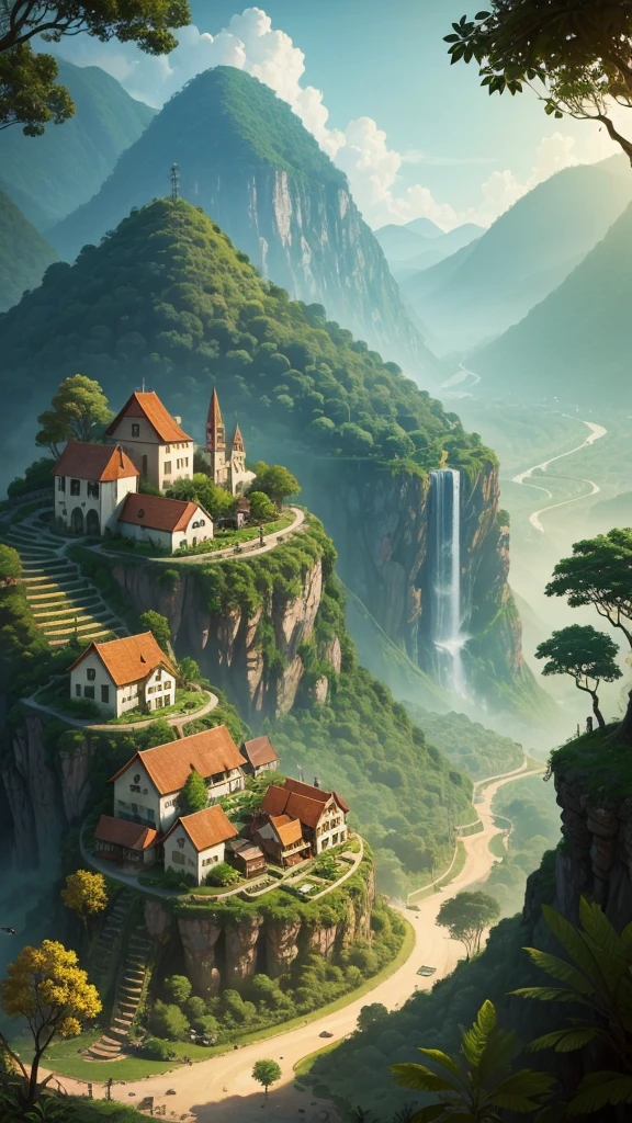A beautiful small village in jungle