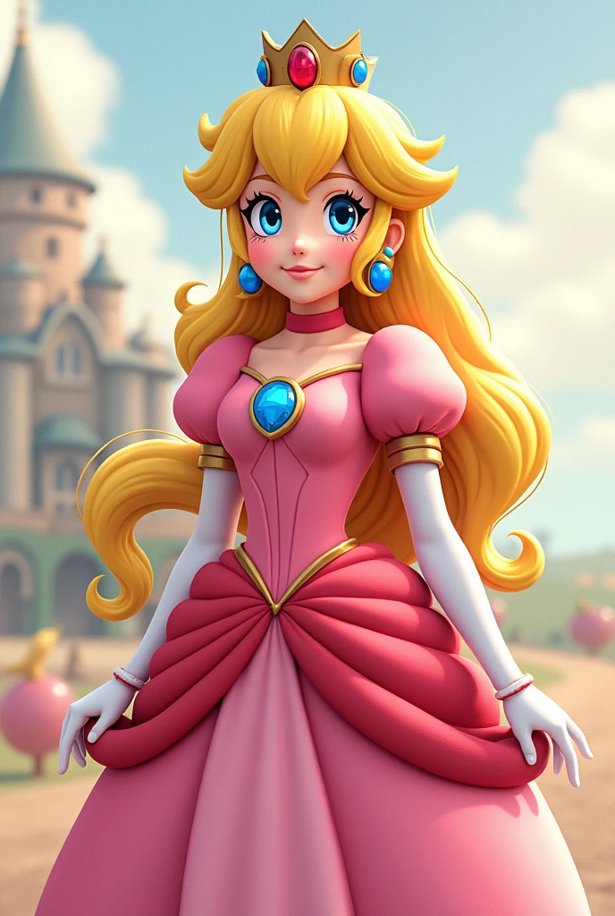 Dessine mois  la princesse peach  toute  nue 