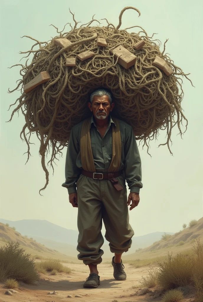 That image with the Mexican economy on his shoulders