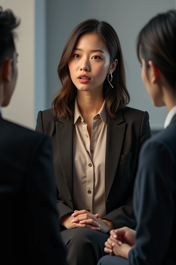 Female interviewer