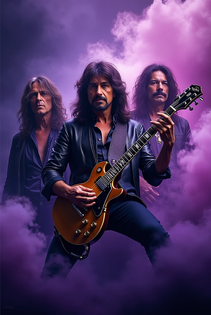 A poster announcing a new Deep Purple concert