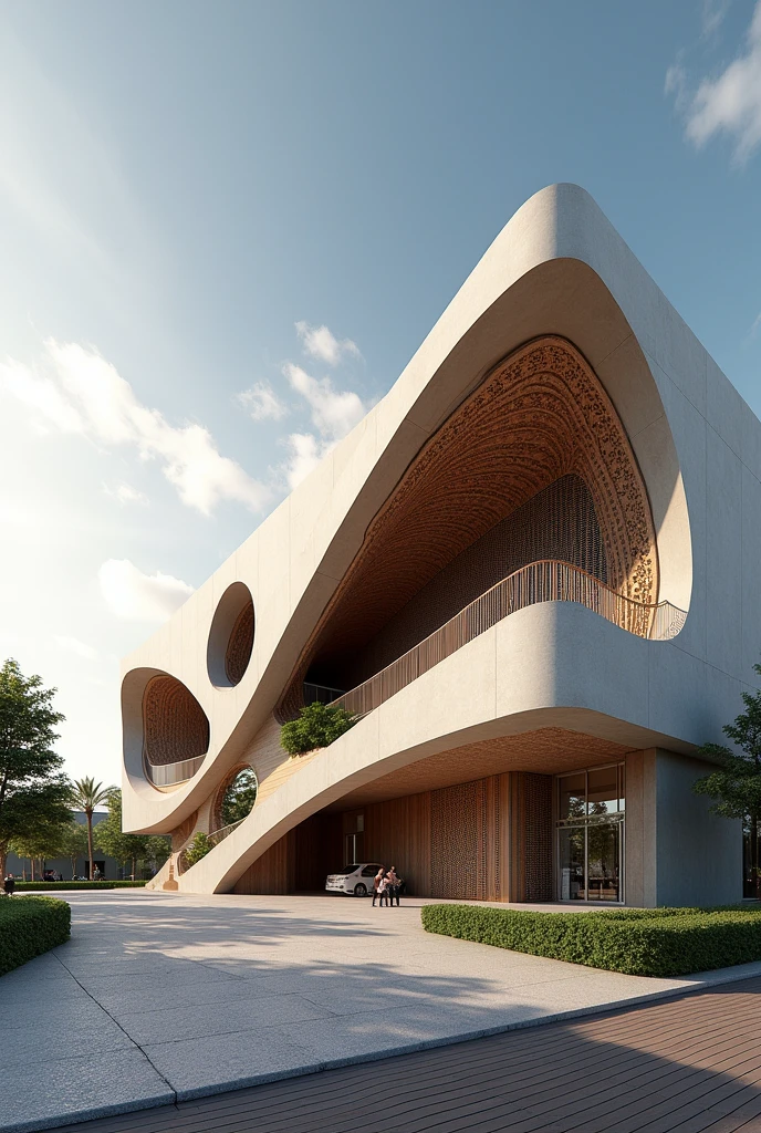 Building or public space inspired by a chola hat, References from Boliviq Cochabamba