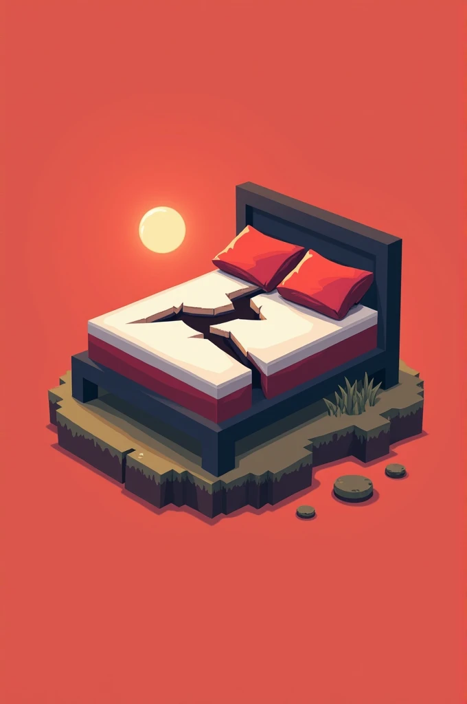Réalise moi un logo pour une guilde minecraft dont le nom est breakinbed.
Avec comme idées:
Un lit basic minecraft rouge et blanc
Une fissure en plein milieu
Une forme d’île
