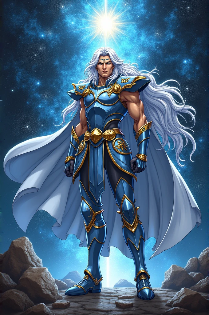 Draw a tattoo of Sigfried from Knights of the Zodiac 